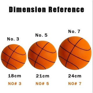 Bola de Basquete Silenciosa de Alta Densidade Não Revestida para Uso Interno Adequada para Diversas Atividades