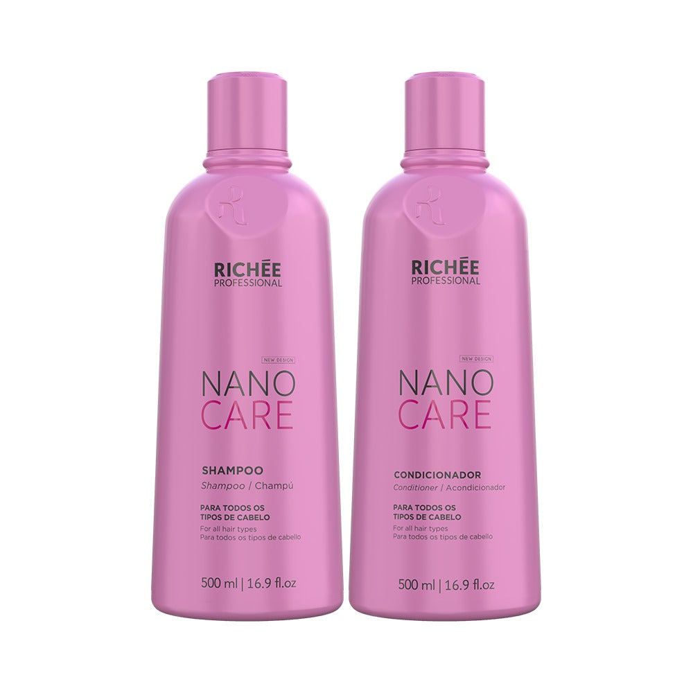 Richée Kit Nano Care Shampoo e Condicionador 500ml em Oferta na Shopee