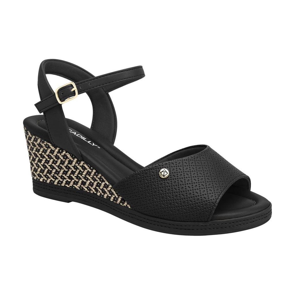 Sandália Feminina Anabela Piccadilly Calce Fácil 408214