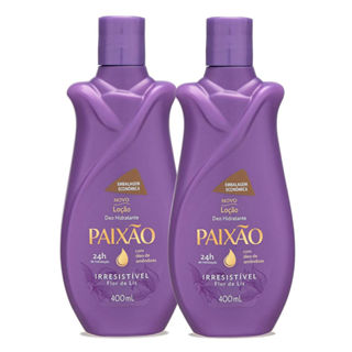 Kit 2 Hidratante Paixão Irresistível com Óleo de Amêndoas Ação Desodorante 400ml em Oferta na Shopee