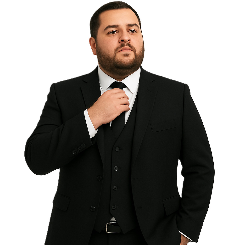 Terno Masculino Slim Oxford Premium Plus Size 60 a 74 – Corte Elegante – Paletó + Calça – Envio Imediato