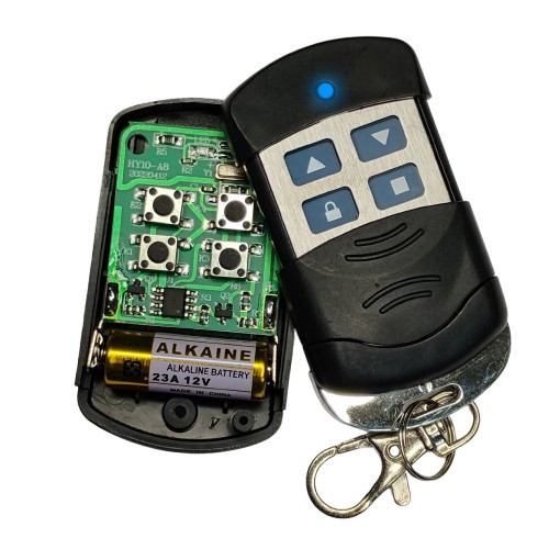 Controle Remoto Compatível 433Mhz Portão Electrónico Garagem 4 Botões em Oferta na Shopee