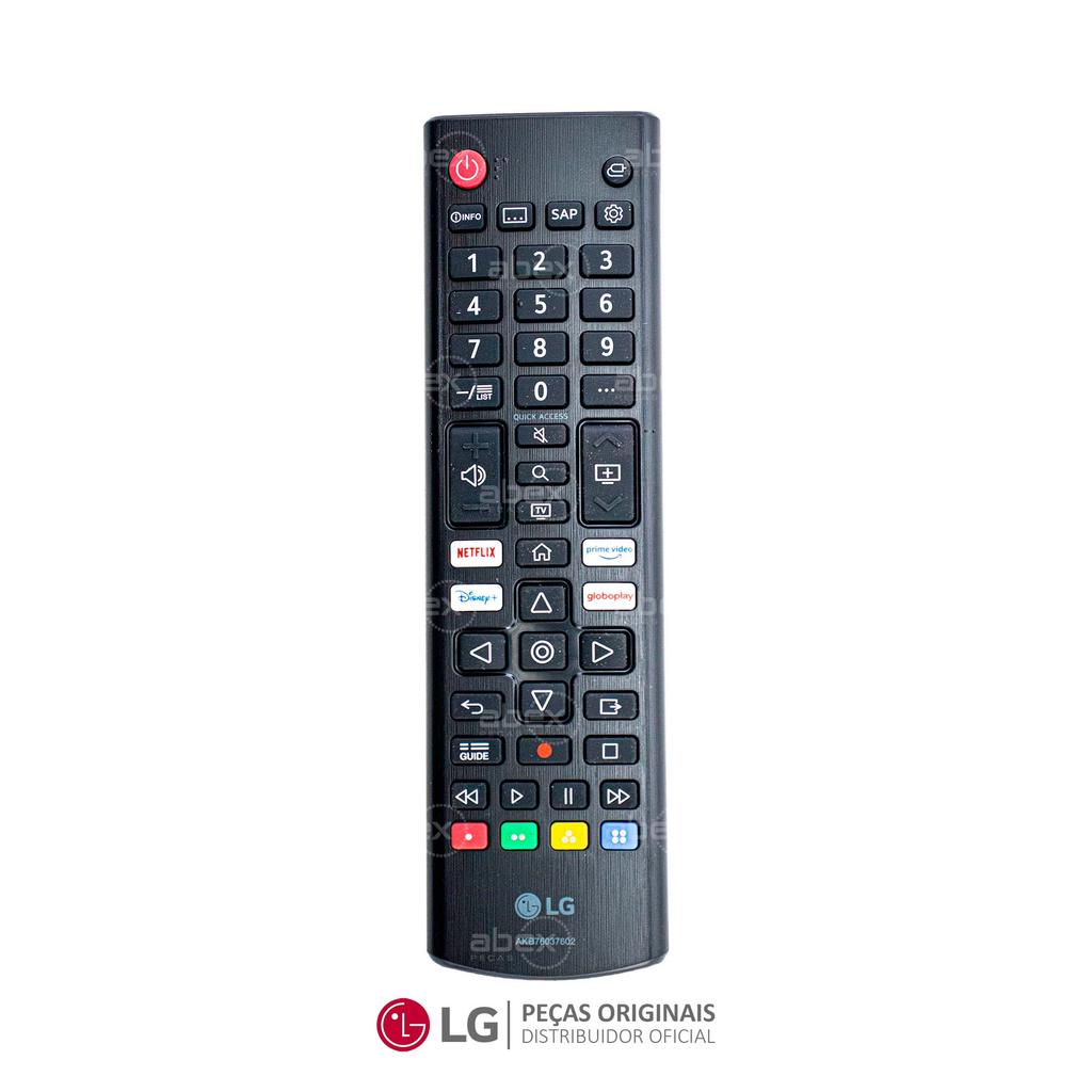 Controle Remoto TV LG Smart 32 43 49 50 55 65 70 Polegadas AKB76037602 Original