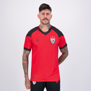 Camisa Dragão Premium Atlético Goianiense Treino Comissão 2024 em Oferta na Shopee