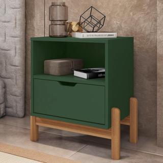 Mesa de Cabeceira Nice Verde Oliva em Oferta na Shopee
