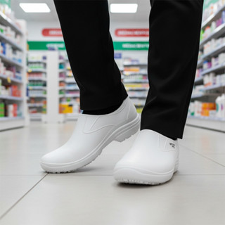 Sapato Impermeável Antiderrapante Cozinha Hospital Laboratórios em Oferta na Shopee