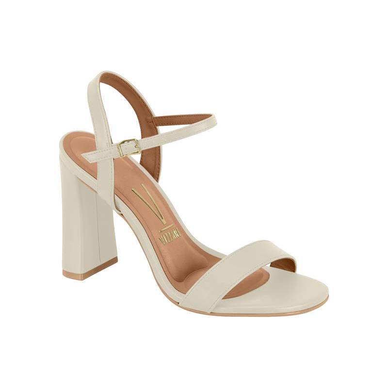 Sandalia Feminina Salto Alto Grosso Casual Vizzano Original em Oferta na Shopee
