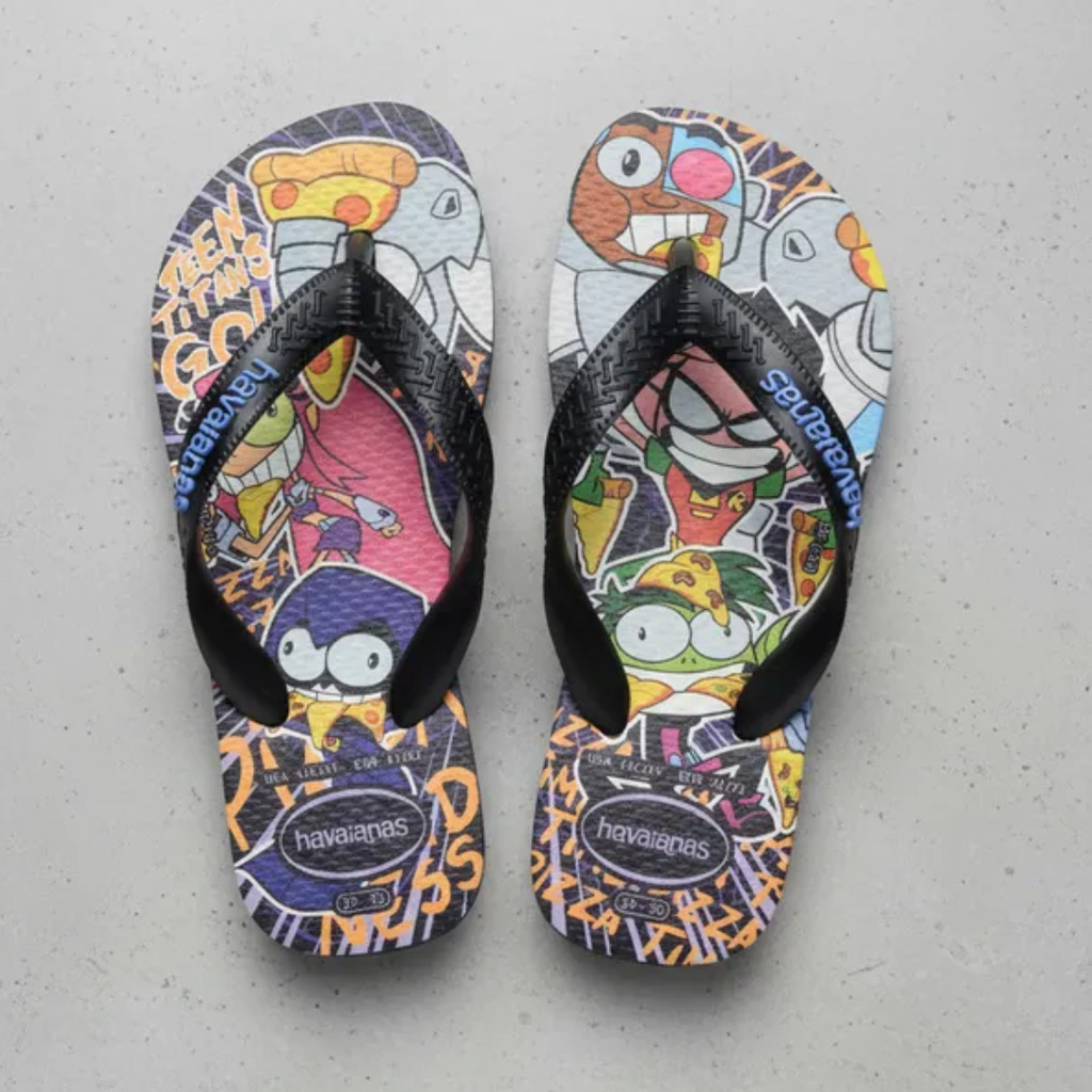 CHINELO HAVAIANAS KIDS TOP WARNER PRETO