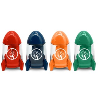 Apontador Foguete Com Deposito Dino Space Leo & Leo em Oferta na Shopee