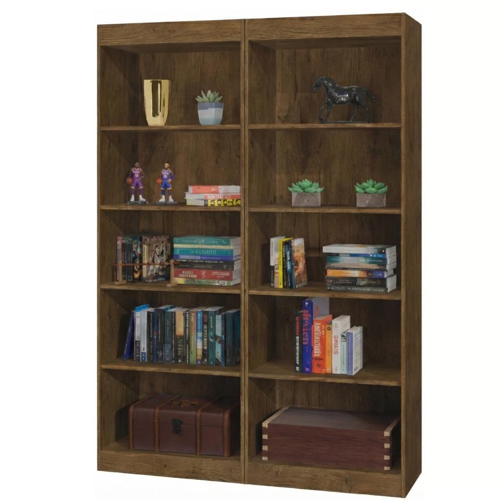 Estante Livreiro Multiuso 8 prateleiras 1,78m Office Jequitiba J&A em Oferta na Shopee