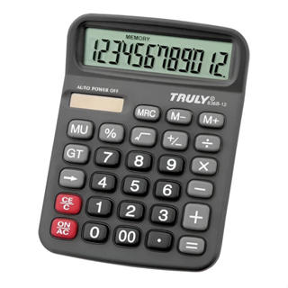 Calculadora Truly 836b-12 - Preto em Oferta na Shopee