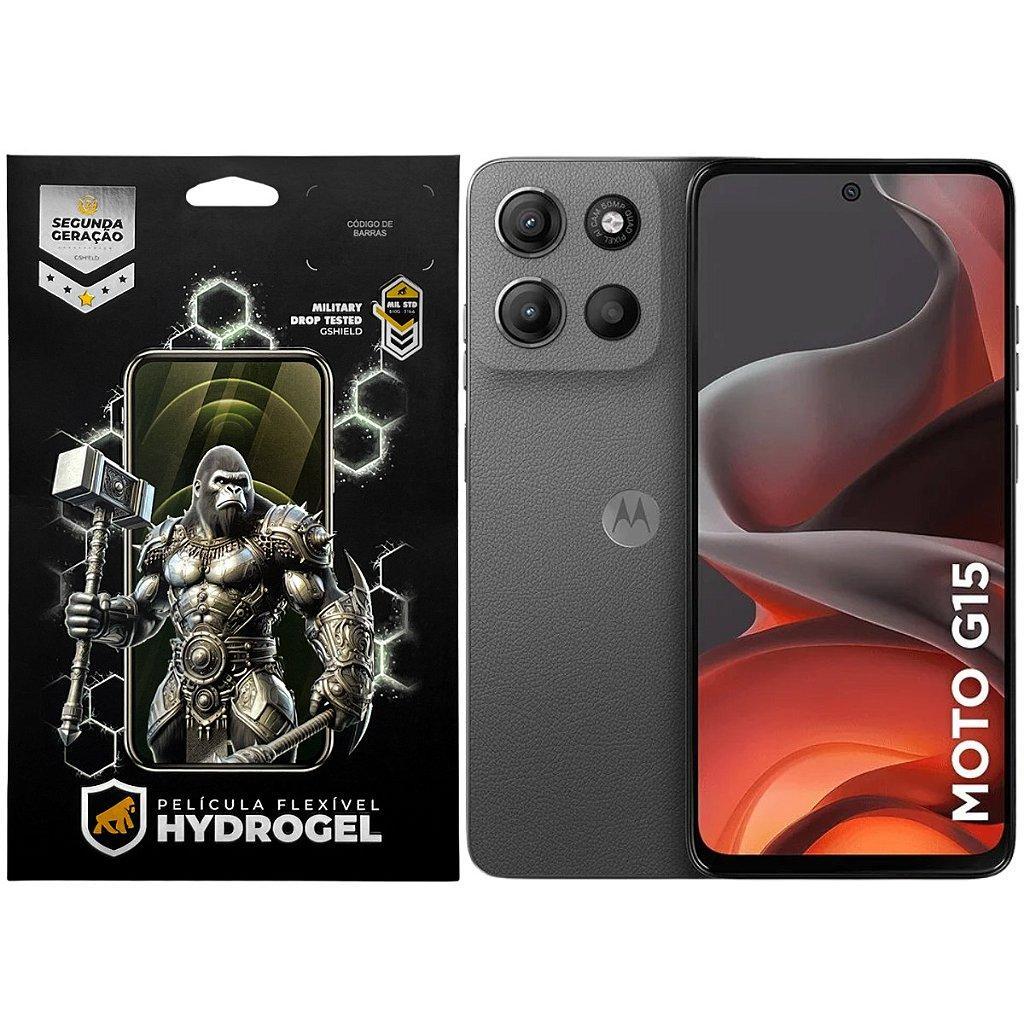 Kit Película Frontal + Traseira para Motorola Moto G15 - Proteção Completa - Gsh