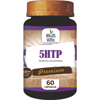 5 HTP (Griffonia simplicifolia) 200mg 60 Cápsulas - Multivitta em Oferta na Shopee