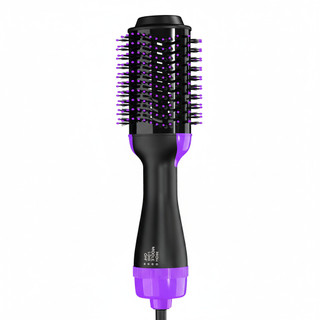 Escova Secadora 3 em 1 Profissional 1000W – Ar Quente, Íons Negativos, Alisador e Modelador 110V