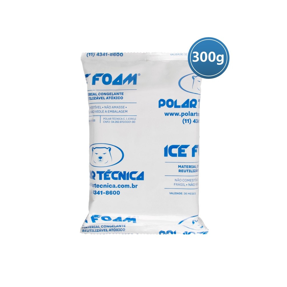 Gelo Artificial Espuma Ice Foam 300g Caixa com 42 Unidades