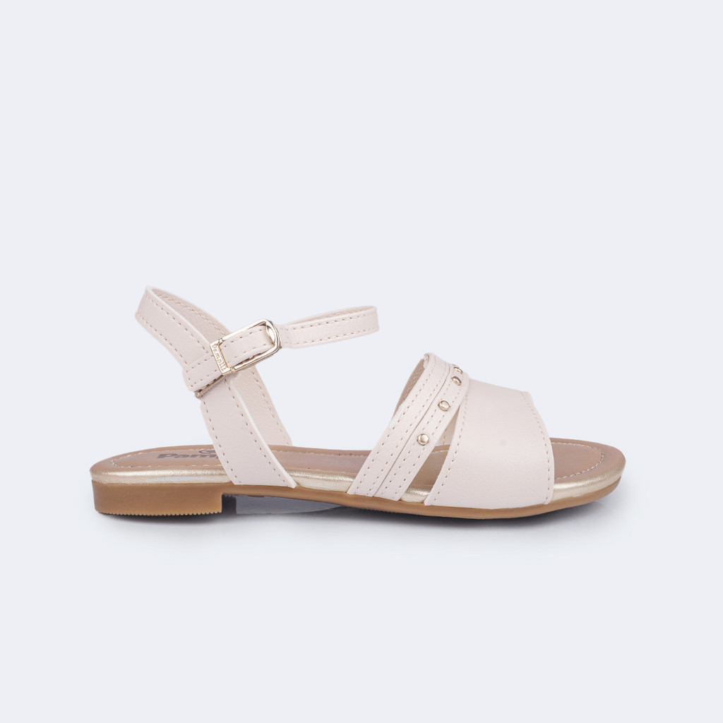 Sandália Infantil Pampili Iris Tachinhas Nude Pampili em Oferta na Shopee