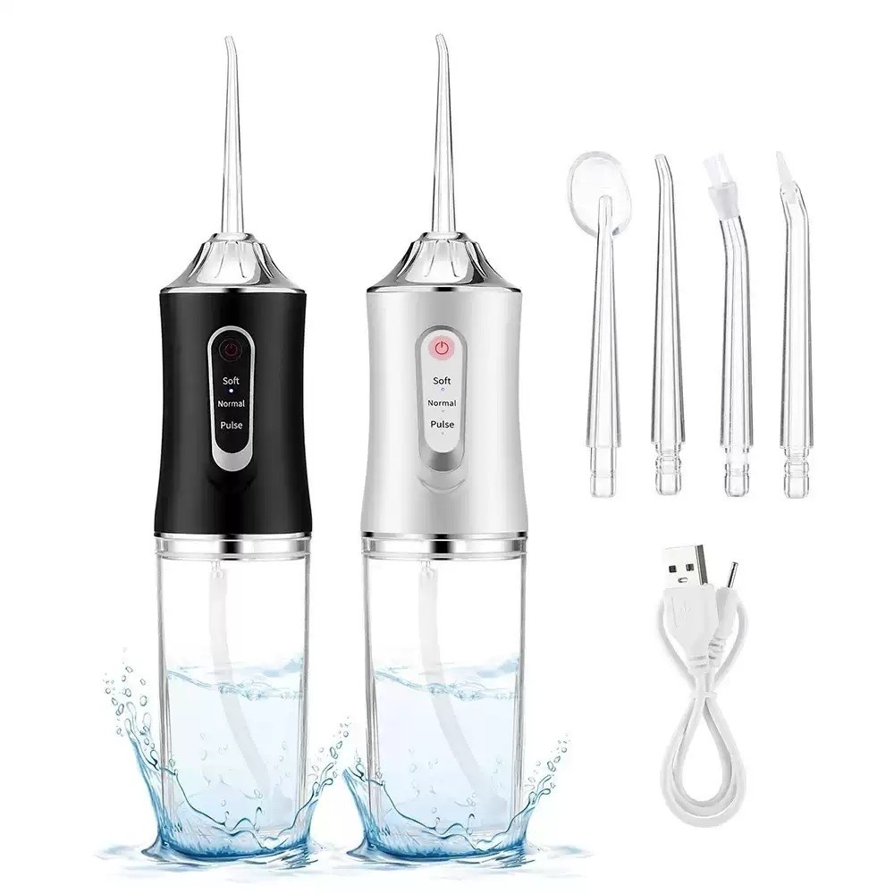 Irrigador Oral Jato de Água Dental Water Flosser Bucal Recarregável Portátil Profissional Sem Fio em Oferta na Shopee