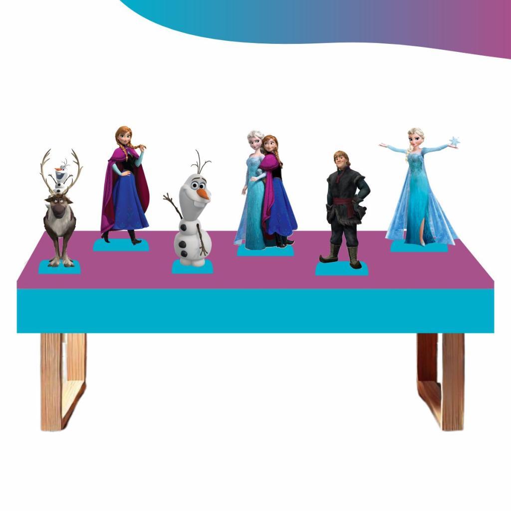 Kit 6 Displays de Mesa 20cm MDF 3mm - Frozen