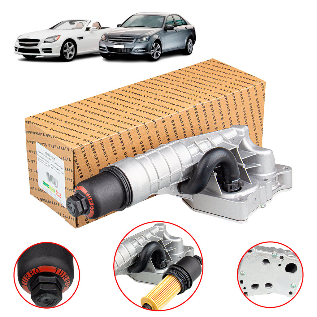 Trocador De Calor Alumínio Com Filtro Mercedes-Benz C180 C200 C250 E200 E250 SLK250 - Vários Anos/Modelos