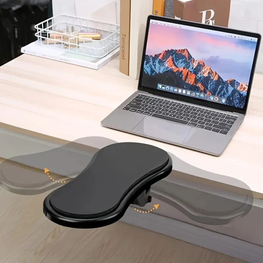 Apoio de Braço Ergonômico Ajustável para Mesa Compatível com Notebook e Cadeira de Escritório Confortável e Antifadiga