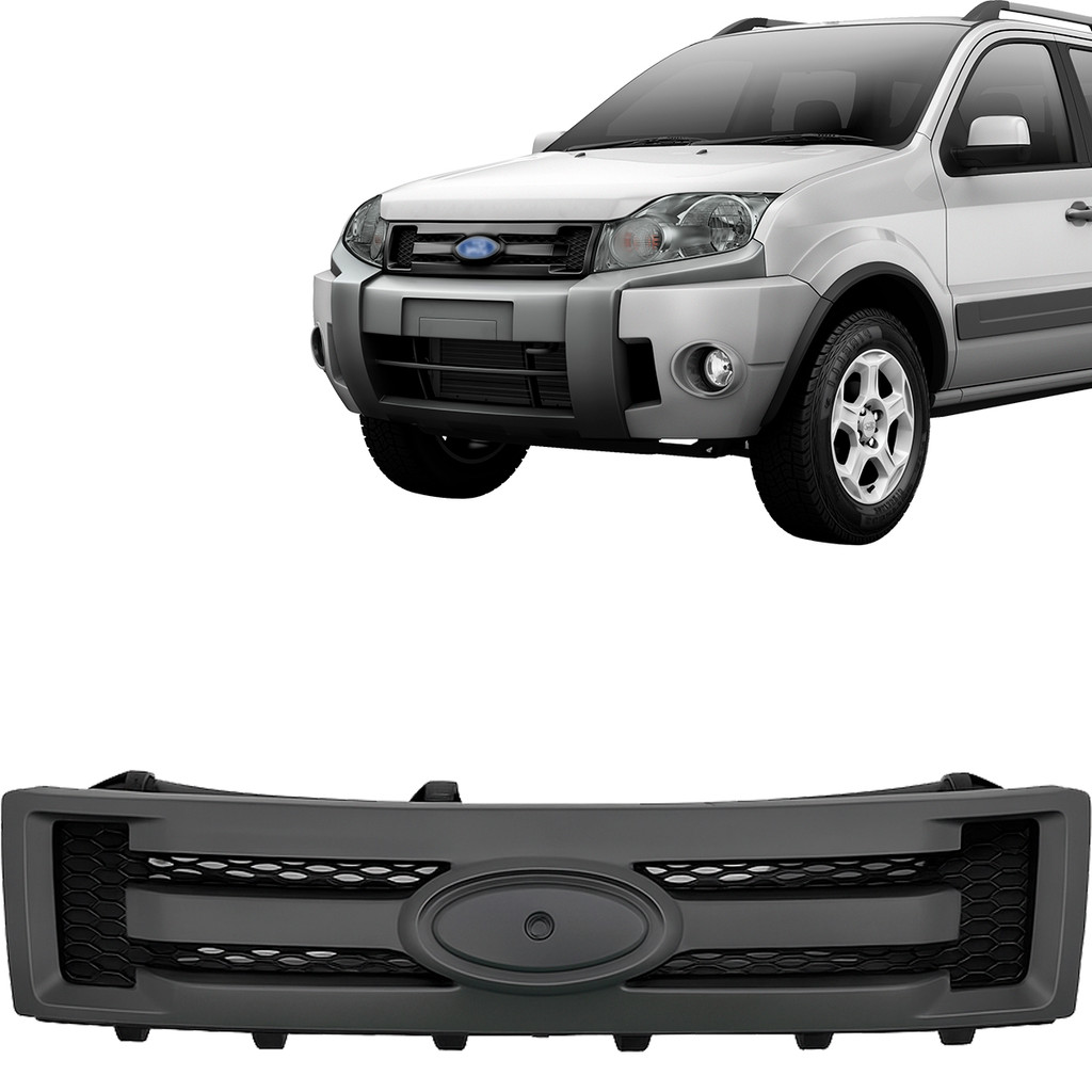 Grade Dianteira Radiador Ecosport 2008 2009 2010 2011 2012 Preta em Oferta na Shopee