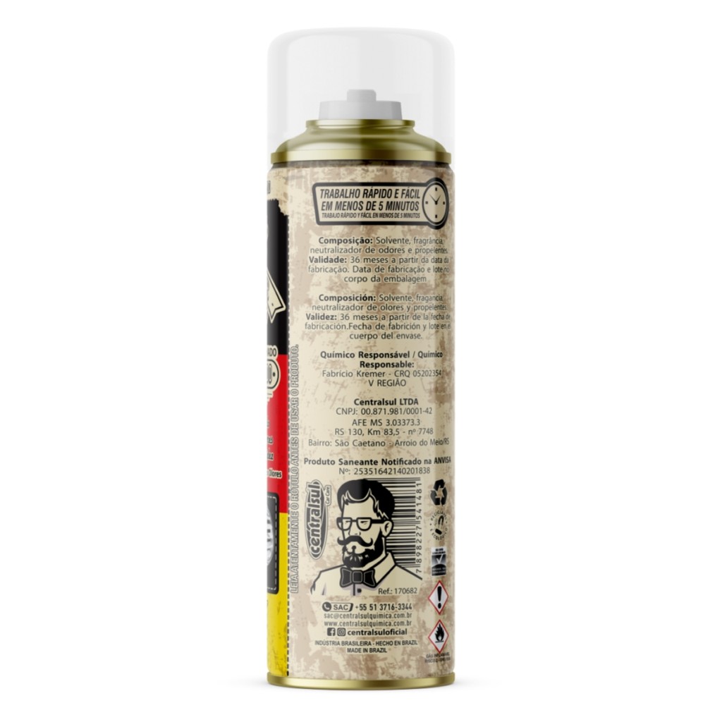LIMPA AR CONDICIONADO 200ML/140G CENTRALSUL GERMANY — imagem 2 de 2