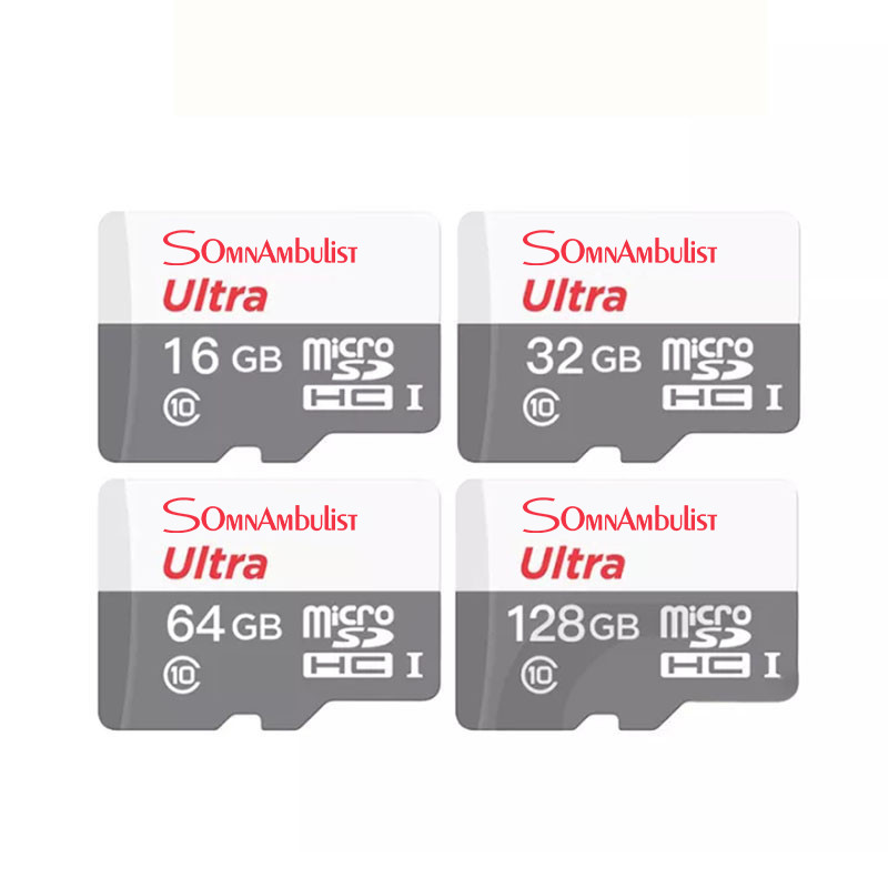 Cartão MicroSD SOMNAMBULIST 8GB-2TB-C10 U3 V30 Para Áudio De Câmera Drone