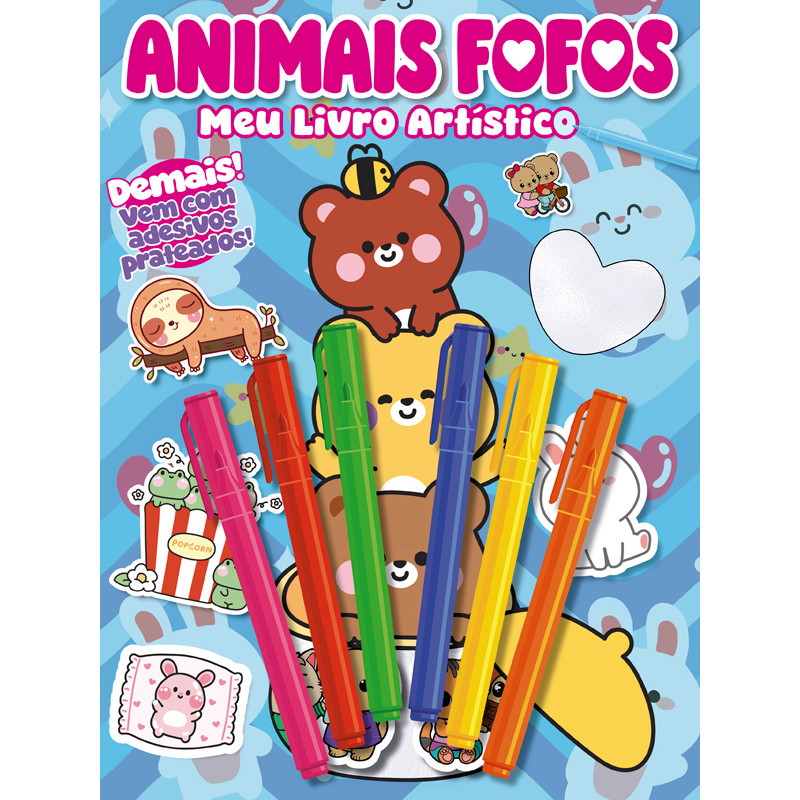 Meu Livro Artístico - Animais Fofos