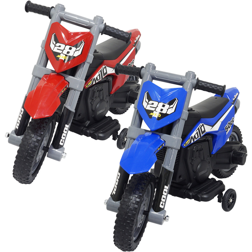 Mini Moto Cross Infantil Elétrica 6V Recarregável Triciclo Criança Bivolt Brinqway Bw233 Motorizado