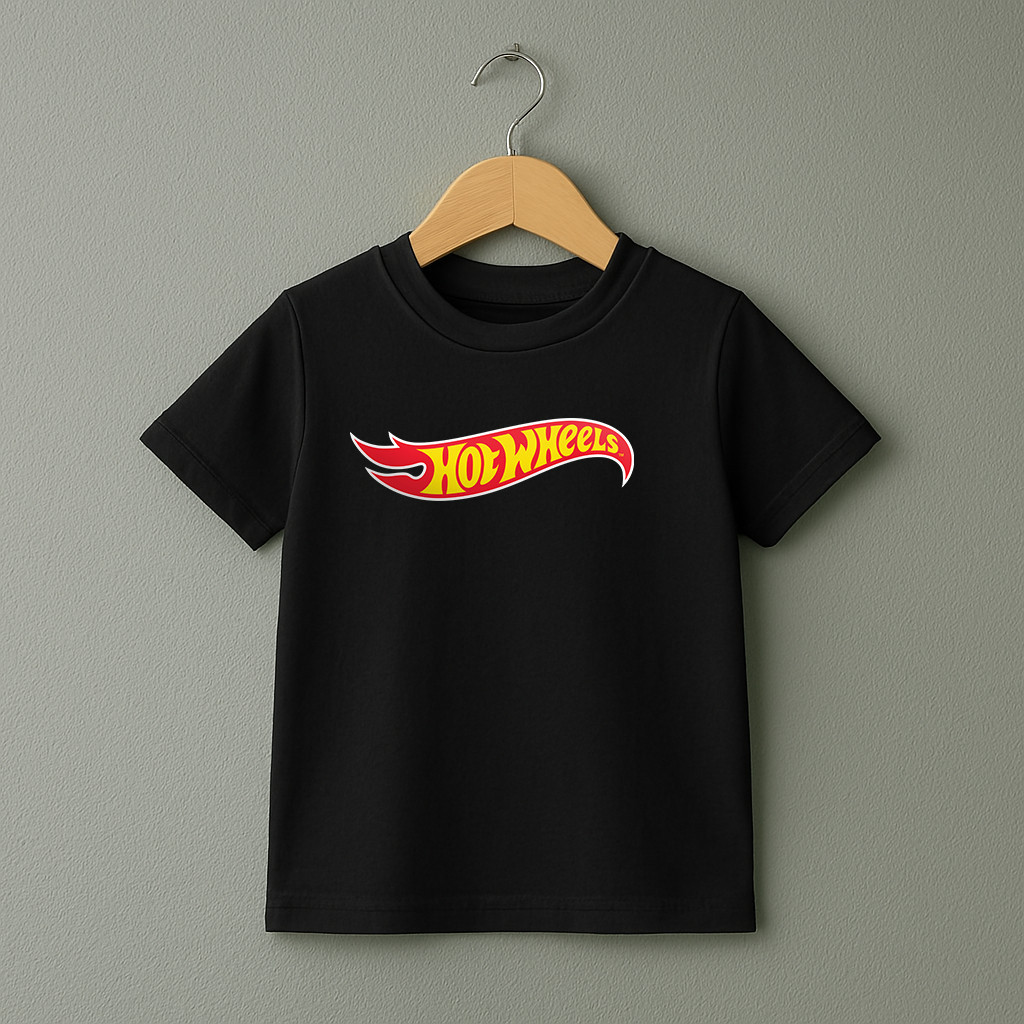 Camiseta Infantil Camisa Menino Unissex Personagens 100% Algodão Estampada HOTWHEELS HOT WHEELS
