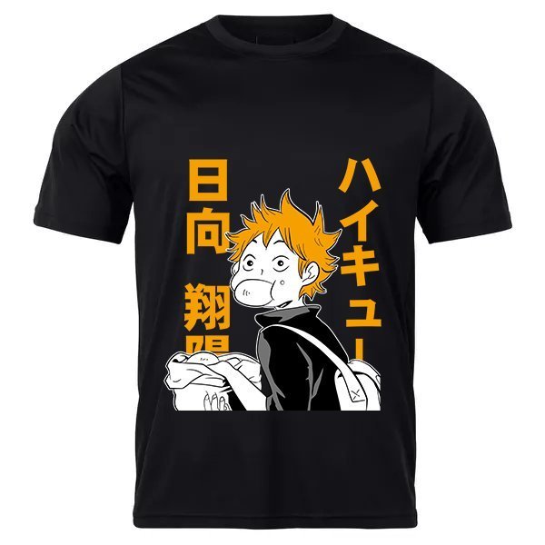 Camiseta Basica Camisa Haikyu Volei Pequeno Gigante Personagens Unissex