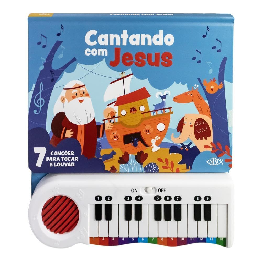 Livro-piano | Cantando com Jesus | Capa Dura