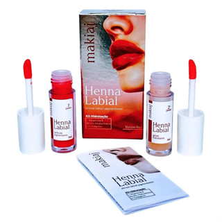 Henna Makiaj Labial Sérum Pigmentante + Gloss Hidratante em Oferta na Shopee