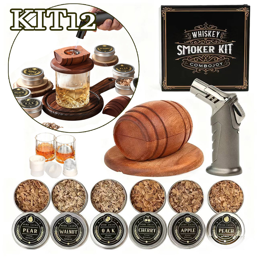 Kit Para Defumar Uísque E Coquetéis Com 6 Sabores De Defumadores Profissionais Para Bartenders em Oferta na Shopee