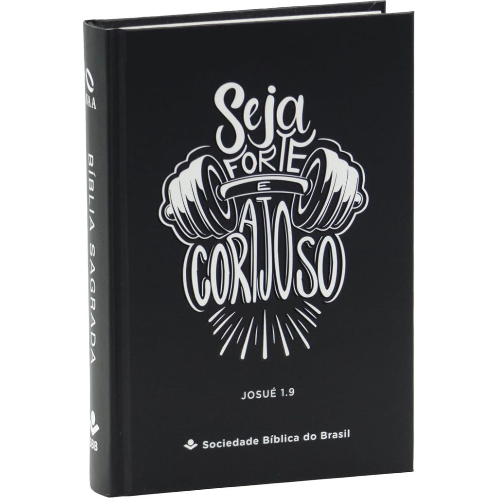 Bíblia Sagrada NAA | Letra Maior | Capa Dura | Seja Forte e Corajoso