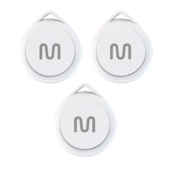 Kit 3 Rastreadores Bluetooth Multi MTag Branco - TAG01K1