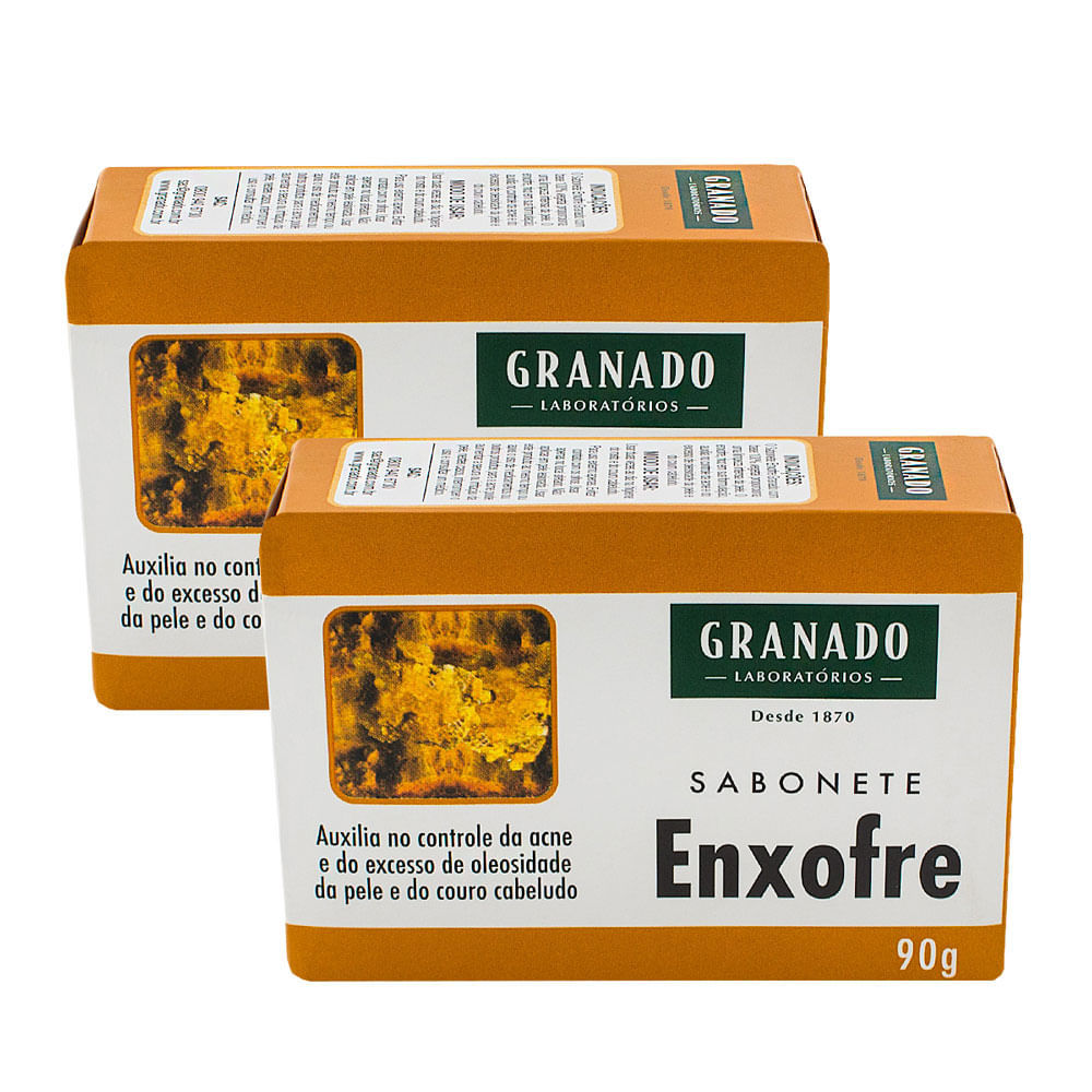 Kit 2 Sabonete Granado Enxofre com 90g em Oferta na Shopee