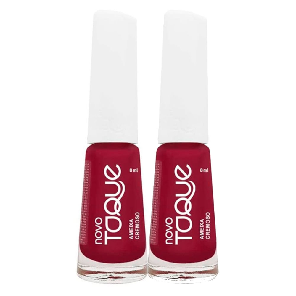 Kit 2 Esmalte Novo Toque Ameixa Cremoso 8ml em Oferta na Shopee