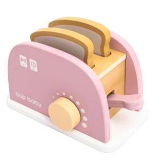 Brinquedo Educativo Cozinha Torradeira De Madeira Rosa em Oferta na Shopee