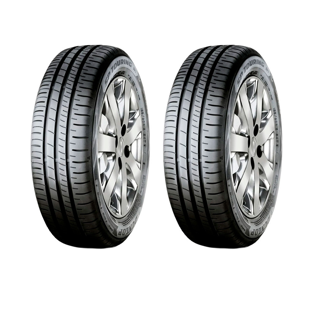 Kit 2 Pneus Dunlop 185/65R14 86T SP Touring R1 Aro 14 Passeio em Oferta na Shopee