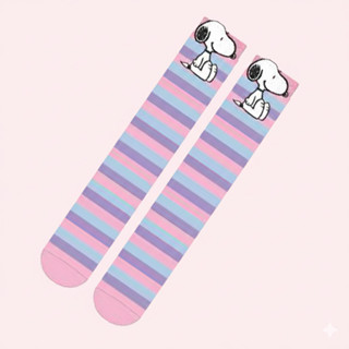 Meia Infantil 3/4 Colorida Escolar Patins Galocha Turma da Mônica e Snoopy em Oferta na Shopee