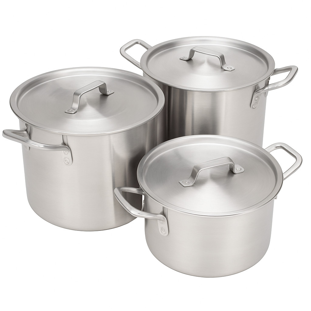 kit panela feijoada de alumínio 3 peças