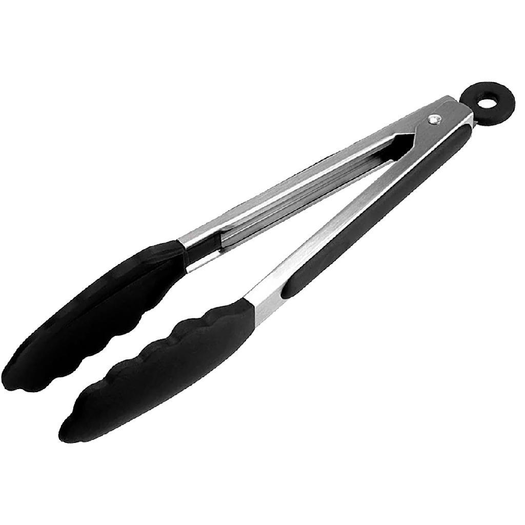 Pegador De Inox Churrasco Culinária Gastronomia Confeitaria Drinks 26cm Cinza