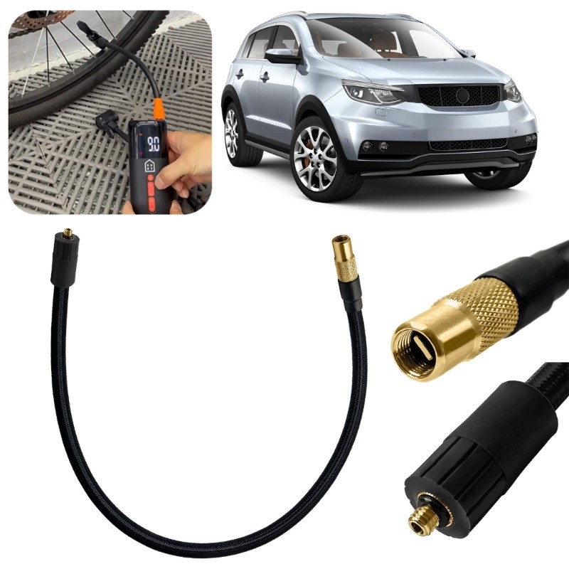 Conector Adaptadores Mandril Ar Cobre KOOL Mangueira Flexível Nylon Para Vazamento Menos Inflação