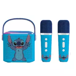 Caixa de Som Bluetooth Karaokê Infantil Stitch