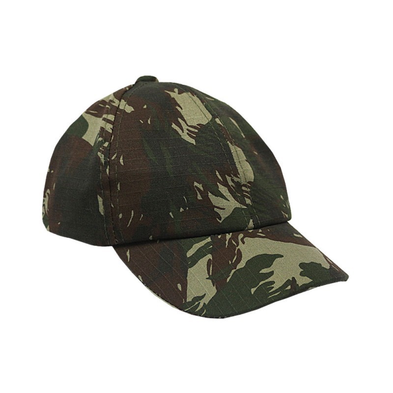 Boné Militar Infantil Rip Stop Liso | Camuflado Exército Brasileiro