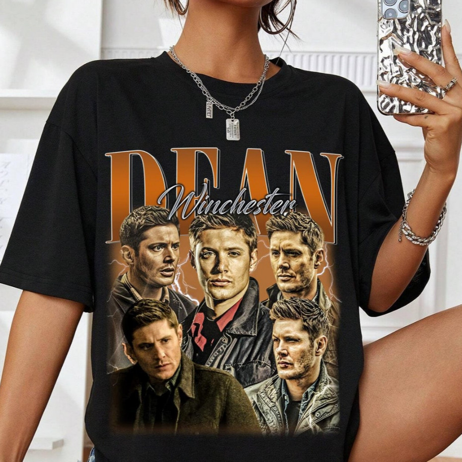 Camiseta Basica Serie Supernatural Dean Camisa 100% Algodão Streetwear Basica