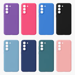 Capa Compatível S21 FE de Silicone com Forro de Camurça – Antiderrapante e Anti-Risco