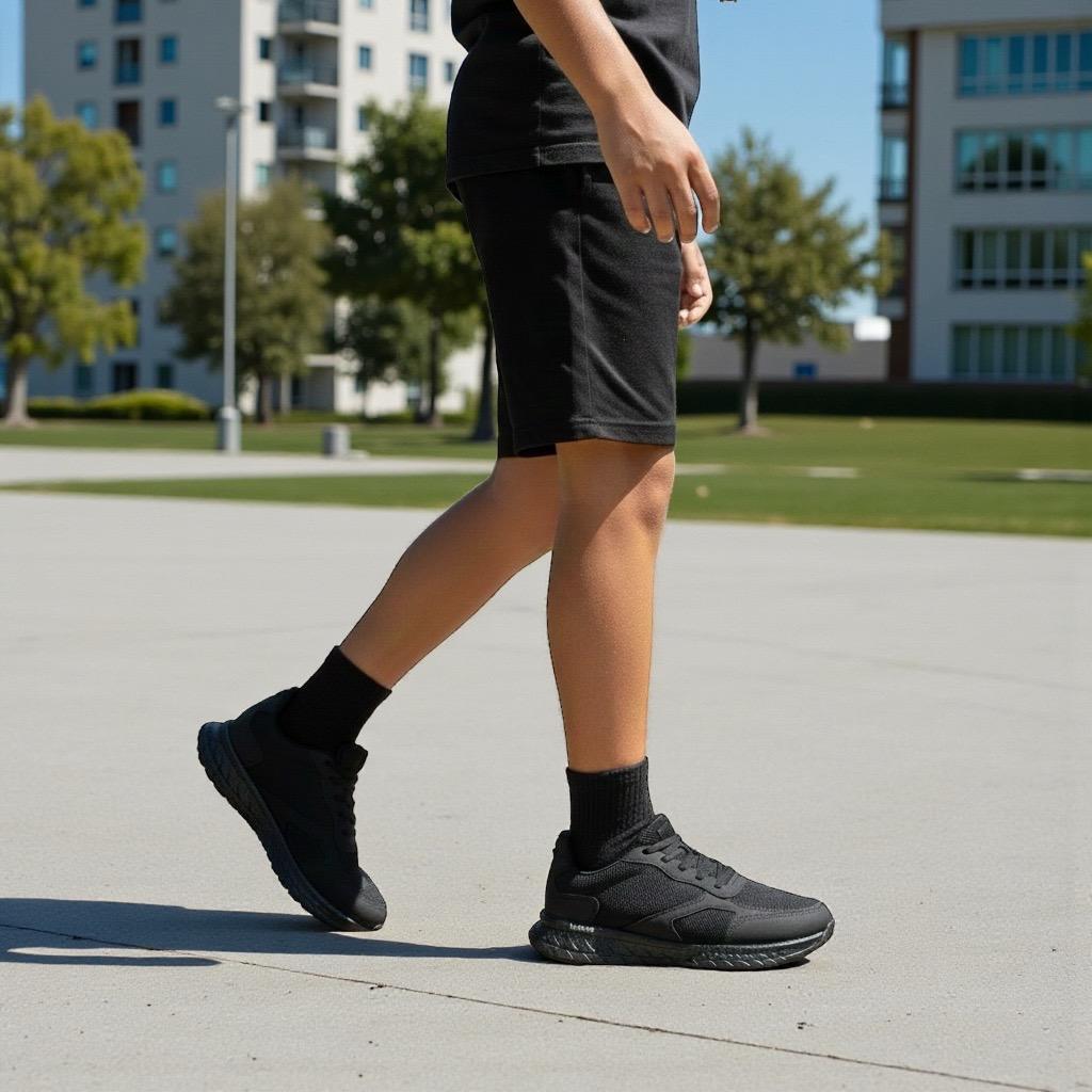 Tênis Molekinho Juvenil Preto Total Esportivo Light Foam Amortecimento Original