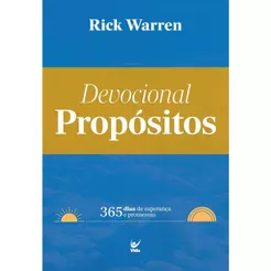 Devocional Propósitos: 365 Dias de Esperança e Promessas | Rick Warren